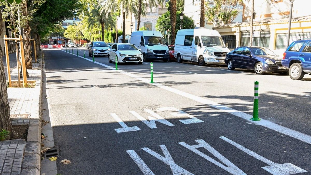 València abre carril exclusivo de 500 m en Jaume Roig para EMT y taxis