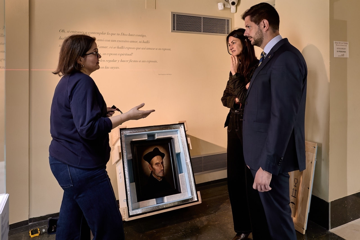 Gandía exhibe por primera vez un retrato del Prado de San Francisco de Borja