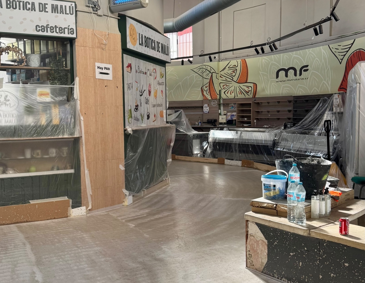 Mercado Municipal de Alfafar avanza: segunda fase de obras en marcha