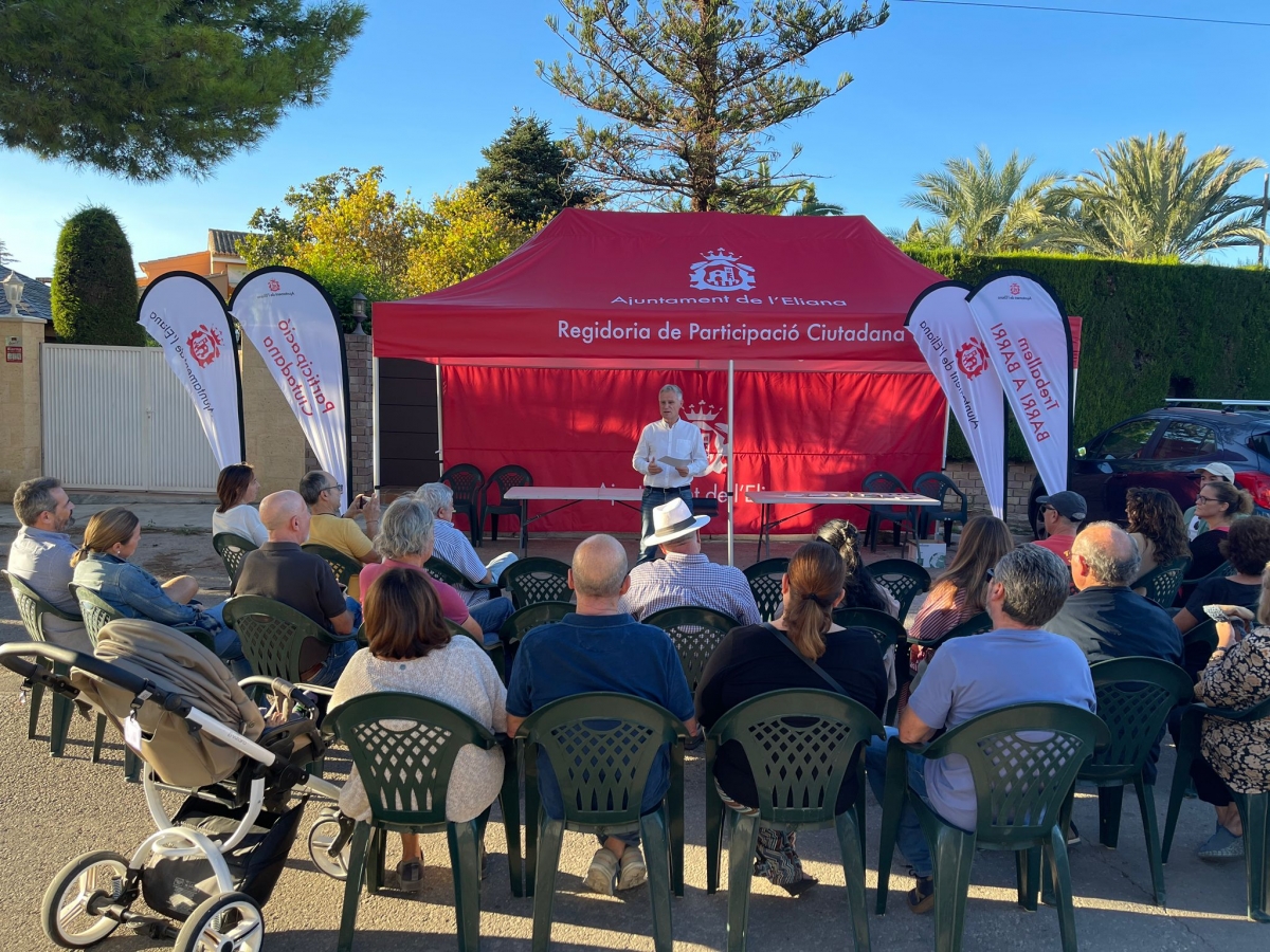Barri a Barri vuelve a l'Eliana: ocio y gestión municipal en tu barrio