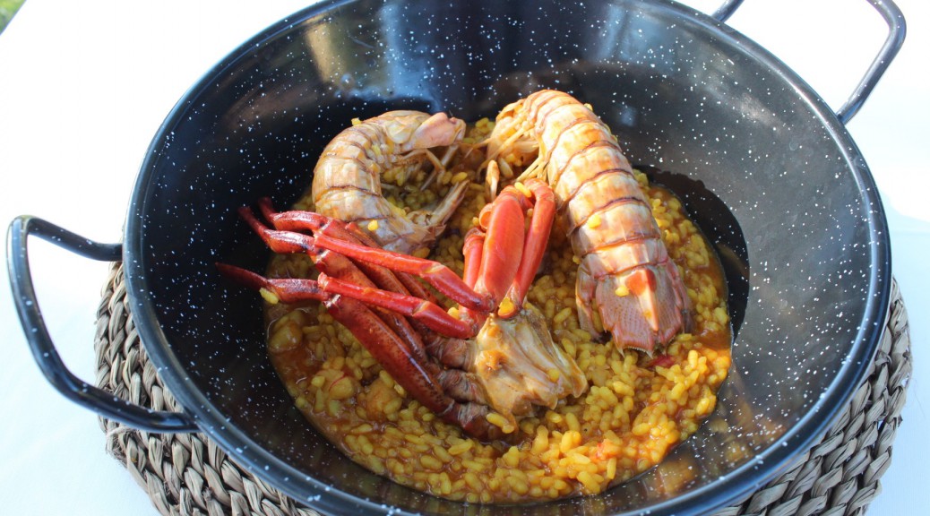 Arroz meloso de carranc y galeras de Nou Racó, junto a la Albufera