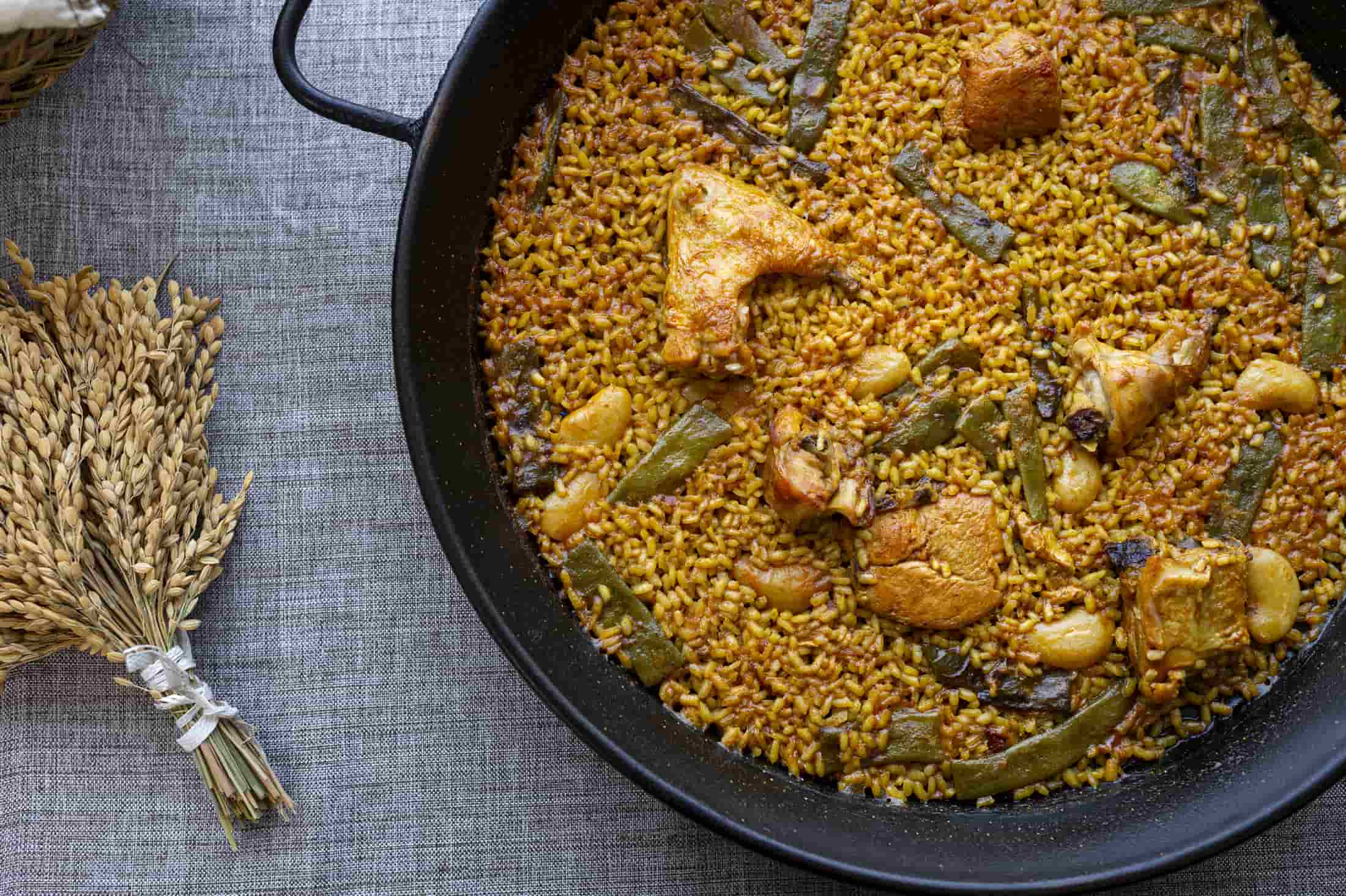 Paella tradicional de Restaurante Mateu, en El Palmar
