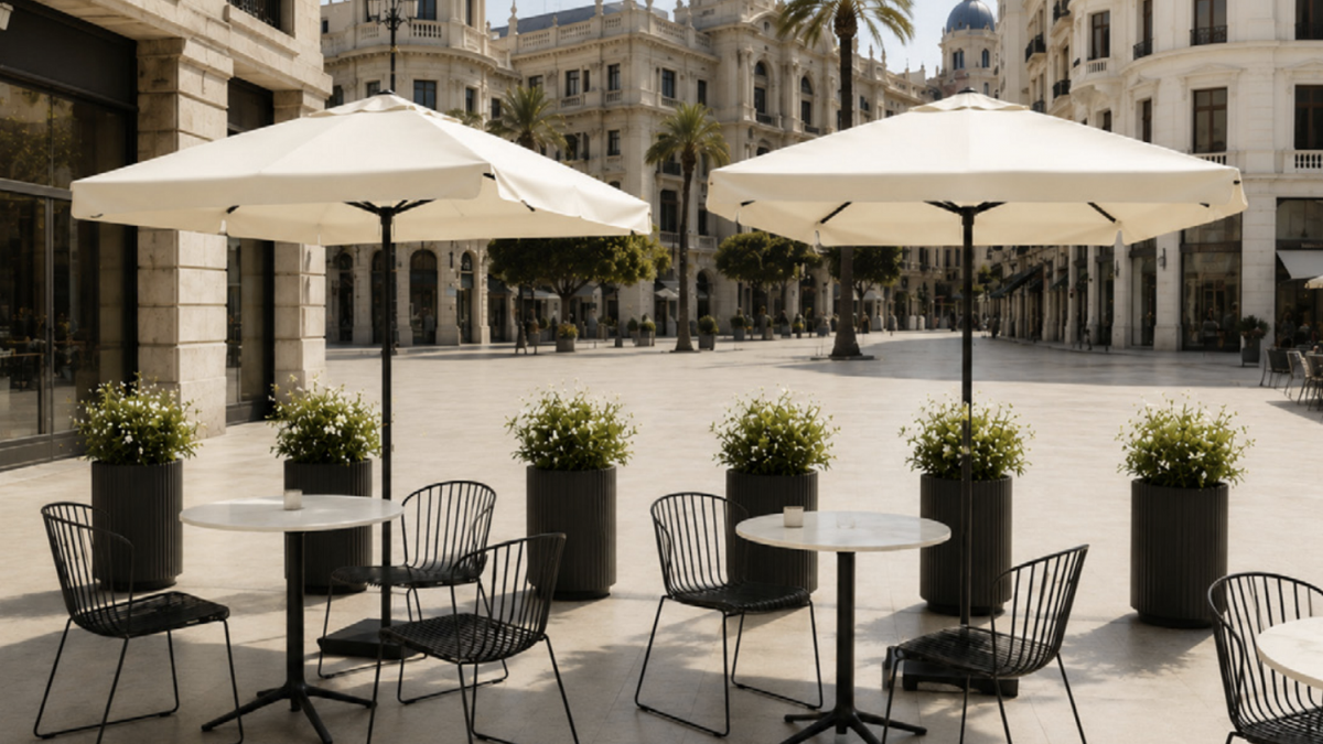Plaza del Ayuntamiento: así serán las nuevas terrazas de los bares
