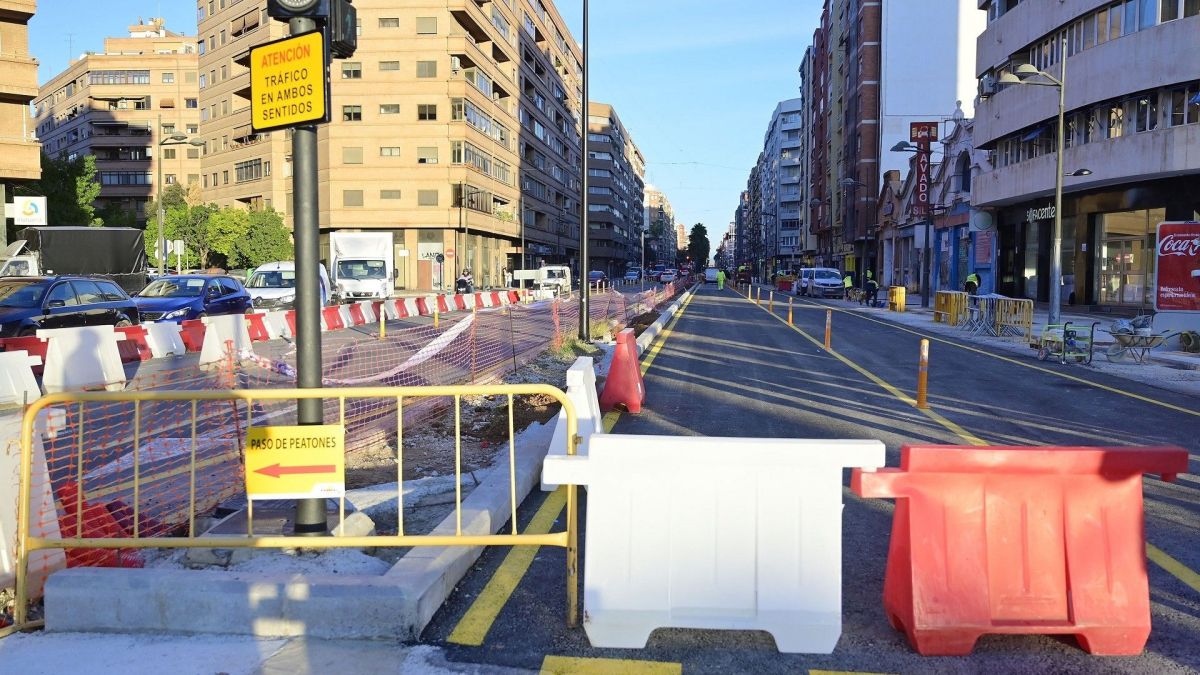 Avenida Pérez Galdós-Giorgeta vuelve al tráfico antes del curso